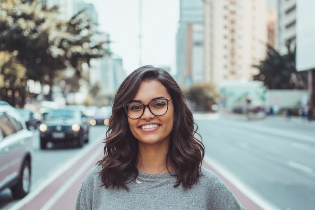 AI-transformed hairstyle — real result